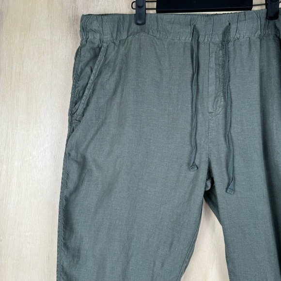 Caslon Women’s Linen Pants Size 1X Lightweight With Pockets Wide leg Pull on - Picture 3 of 7
